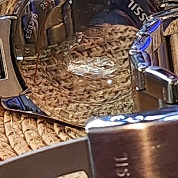 NWT FOSSIL Decker Chronograph Watch ES339 New Battery SS 8 inch - Picture 5 of 9